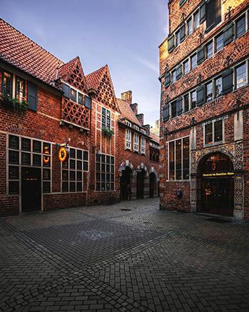 Böttcherstraße am Morgen